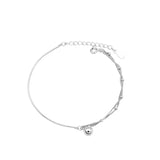 925 Sterling Silver Unique Double Layer Bracelet For Women