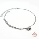 925 Sterling Silver Unique Double Layer Bracelet For Women