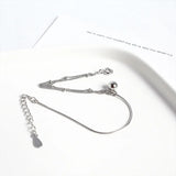 925 Sterling Silver Unique Double Layer Bracelet For Women