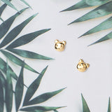 Sterling Silver Small Bear Stud Earrings for Women Girls