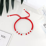 Sterling Silver Bell Red Rope Bracelet for Men & Women