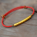 S999 Sterling Silver Red Lucky Bracelet for Man&Women