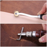 LMDZ Leather Craft Tools Kit Stitching Punch Carving Work Groover Set