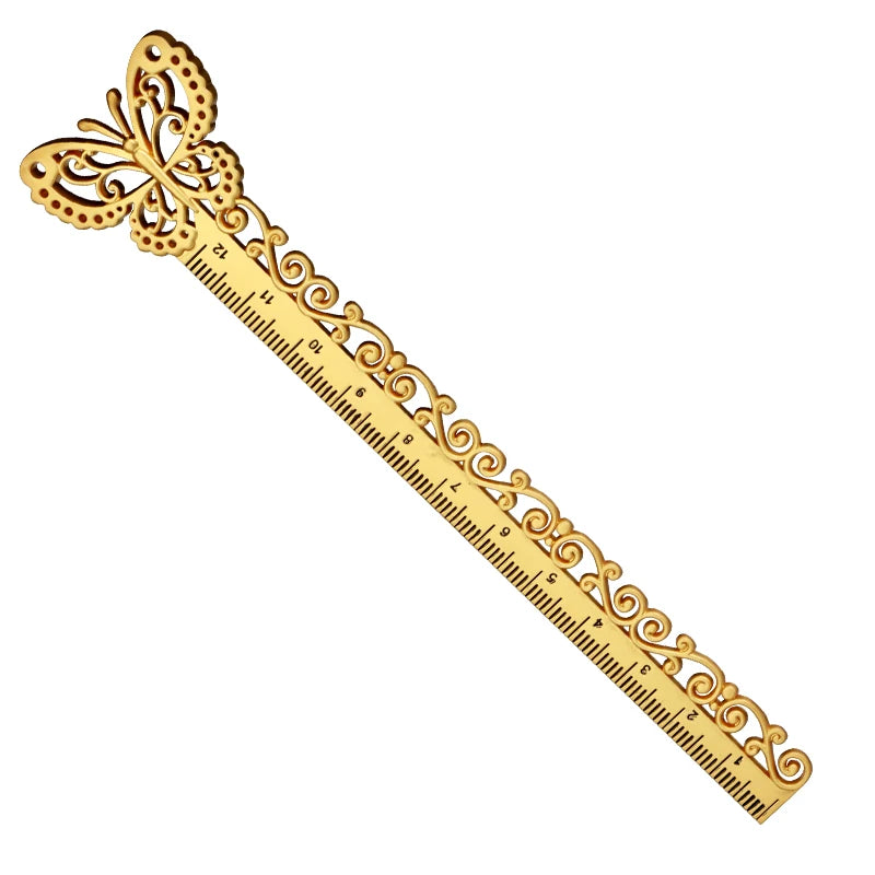 Metal Butterfly Ruler Sewing Drawing Template DIY Sewing Accessories