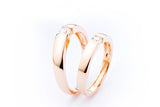 Allergy Free Zircon Engagement Wedding Band Ring