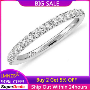 Tibetan Silver Anti Allergy CZ Engagement Wedding Ring