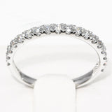 Tibetan Silver Anti Allergy CZ Engagement Wedding Ring