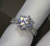 Tibetan Silver Zirconia Rings for Women