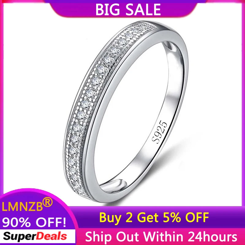 Tibetan Silver Half Circle Zircon Ring LR012