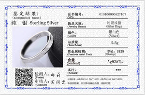 Tibetan Silver Couple Rings Frosted Anniversary Wedding Band
