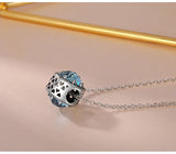 Tibetan Silver Crystal Beads Charms Bracelet Necklace Jewelry Gift