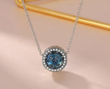 Tibetan Silver Crystal Beads Charms Bracelet Necklace Jewelry Gift