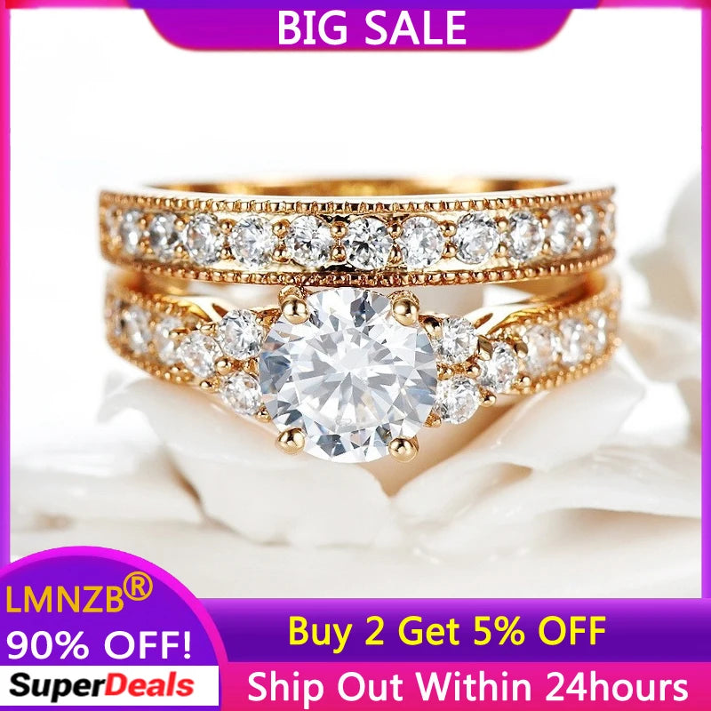 Tibetan Silver Rings Set with 2.0ct Cubic Zirconia for Women R045