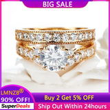 Tibetan Silver Rings Set with 2.0ct Cubic Zirconia for Women R045