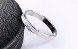 Unisex Unique Frosted Ring Tibetan Silver Wedding Band LR07