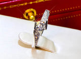 Tibetan Silver Finger Rings For Women Romantic Engagement Jewelry Gift