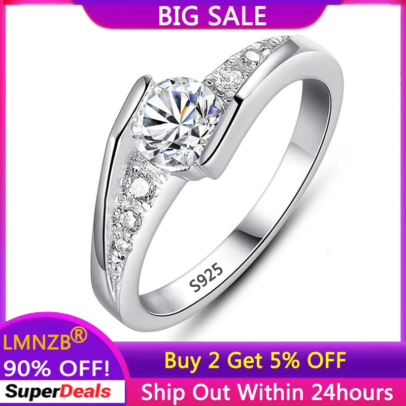 Tibetan Silver Finger Rings For Women Romantic Engagement Jewelry Gift
