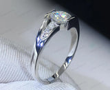 Tibetan Silver Finger Rings For Women Romantic Engagement Jewelry Gift