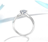 Tibetan Silver Ring with Cubic Zircon for Women