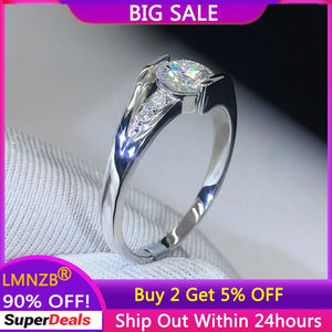Tibetan Silver 0.5ct Zirconia Engagement Wedding Ring