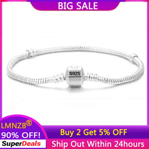 3mm Tibetan Silver Charm Bracelet Allergy-Free Jewelry