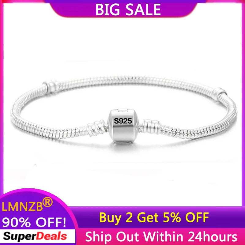 3mm Tibetan Silver Charm Bracelet Allergy-Free Jewelry