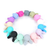 10pcs Rabbit Silicon Beads for Teething Necklace DIY Baby Teether Beads