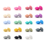15mm Silicone Lentil Beads 100pcs/lot Baby Teether Toy DIY Necklace Jewelry