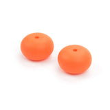 15pcs Abacus Silicone Teething Beads Necklace Chew Bead For Baby