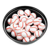 20 Tennis Silicone Beads Baby Molars Round Food 15mm DIY BPA Pacifier Chain