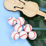 20 Tennis Silicone Beads Baby Molars Round Food 15mm DIY BPA Pacifier Chain