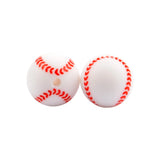 20 Tennis Silicone Beads Baby Molars Round Food 15mm DIY BPA Pacifier Chain