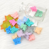 20pcs Butterfly Beads Silicone Teething Necklace DIY Loose Bead Teething Toys