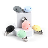5 Pcs Silicone Pacifier Clip Accessories for DIY Chain Tool Teether BPA Free