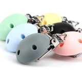 5 Pcs Silicone Pacifier Clip Accessories for DIY Chain Tool Teether BPA Free