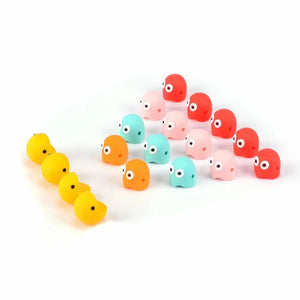 5pcs Ghost Bead Silicone BPA Baby Teethers DIY Pacifier Clip Chain