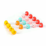 5pcs Ghost Bead Silicone BPA Baby Teethers DIY Pacifier Clip Chain