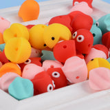 5pcs Ghost Bead Silicone BPA Baby Teethers DIY Pacifier Clip Chain