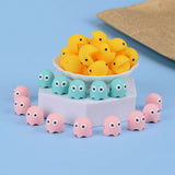 5pcs Ghost Bead Silicone BPA Baby Teethers DIY Pacifier Clip Chain