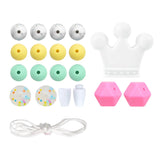 Silicone Beads Set DIY Accessories Set Pacifier Chain Clips