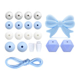 Silicone Beads Set DIY Accessories Set Pacifier Chain Clips