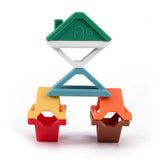 Silicone Building Blocks House Silicone Teether Avocado Soft Block Game Toys