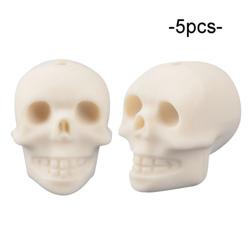 Skull Silicone Beads BPA Baby Chewable Teething Non-toxic