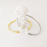 Natural Pearl Bracelet Brass Jewelry