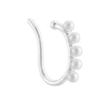 Pearl Earbone Clip Copper Earless Jewelry