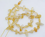 Citrine Faceted Loose Beads 16-18mm DIY Jewelry Necklace
