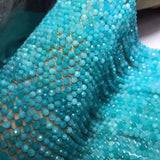 Green Amazonite Faceted Beads 2/3/4/5mm