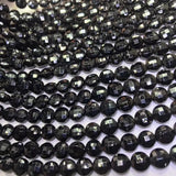 Tourmaline Coin Oval Faceted Loose Beads 6/8mm for DIY Jewelry Necklace