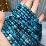 Apatite Pillar Loose Beads 6*9mm for DIY Necklace