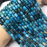 Apatite Pillar Loose Beads 6*9mm for DIY Necklace